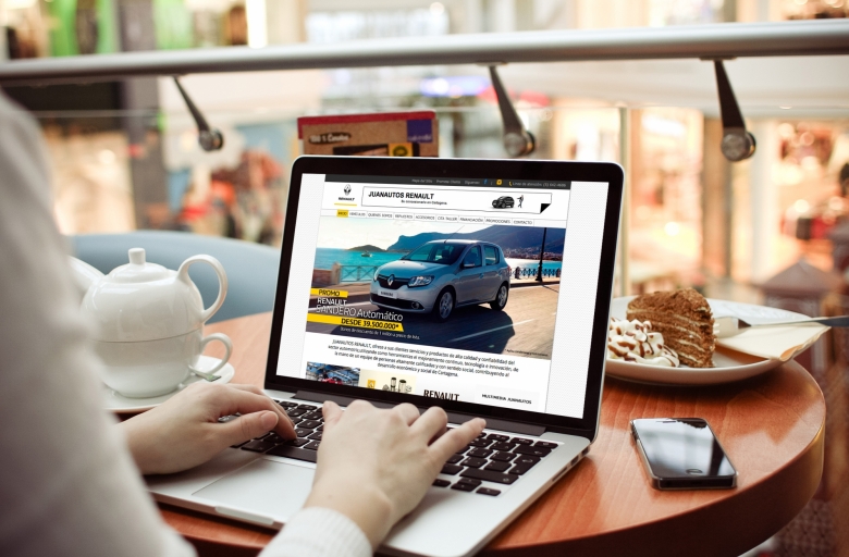 Creación de sitio web para concesionario de automóviles