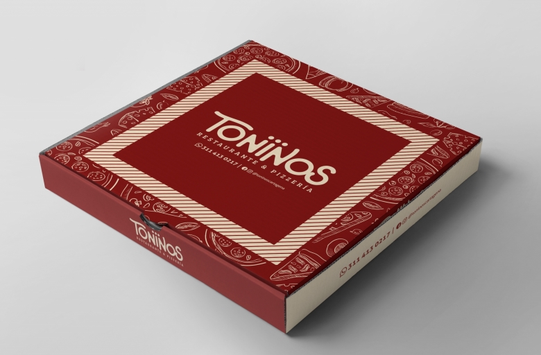 Toninos caja para pizzas