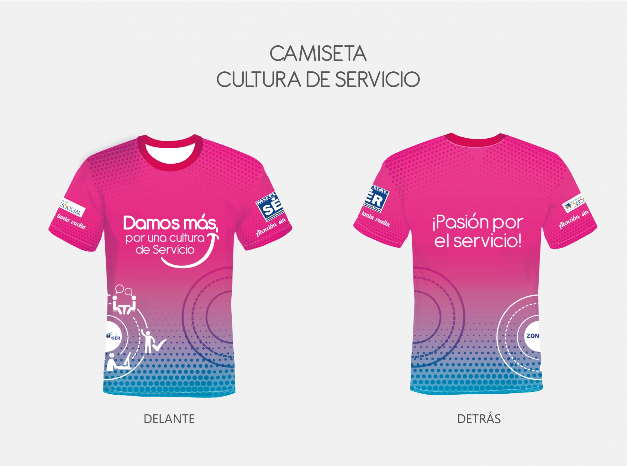Camisetas Cultura De Servicio Mutual Ser- Comunicación estratégica