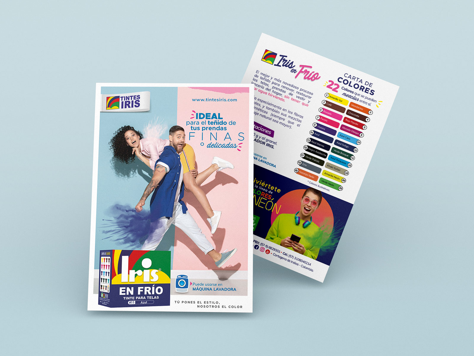 Tintes Iris Flyer producto Iris en Frío