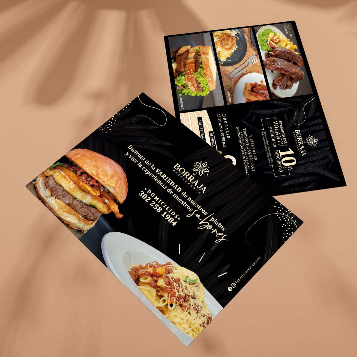 La Borraja Flyer - Clientes Macondo