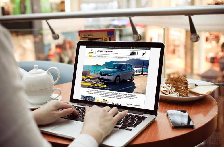 Diseño y desarrollo web Juanautos Renault - Trabajos Realizados Macondo