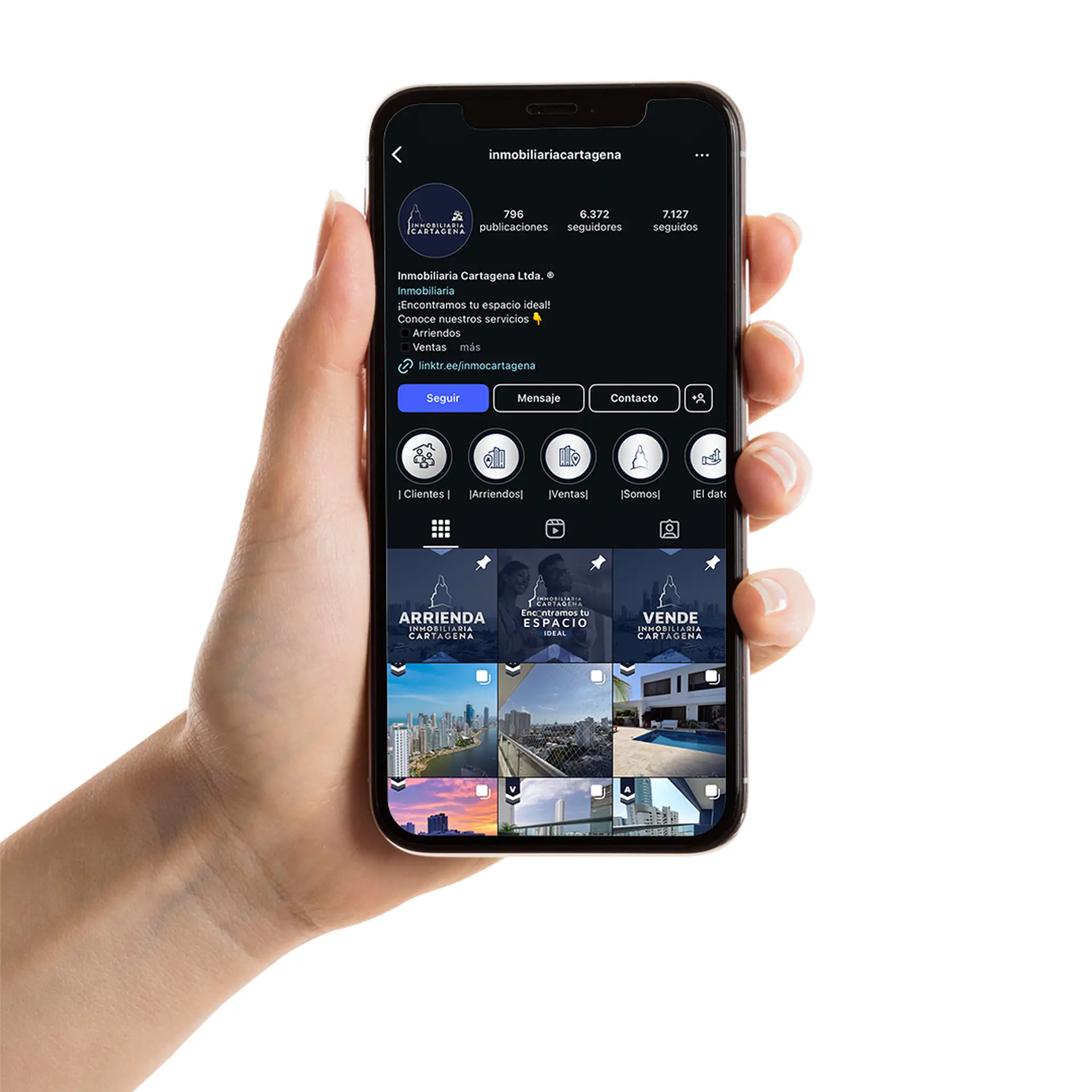 Administración de redes sociales - Cliente: Inmobiliaria Cartagena