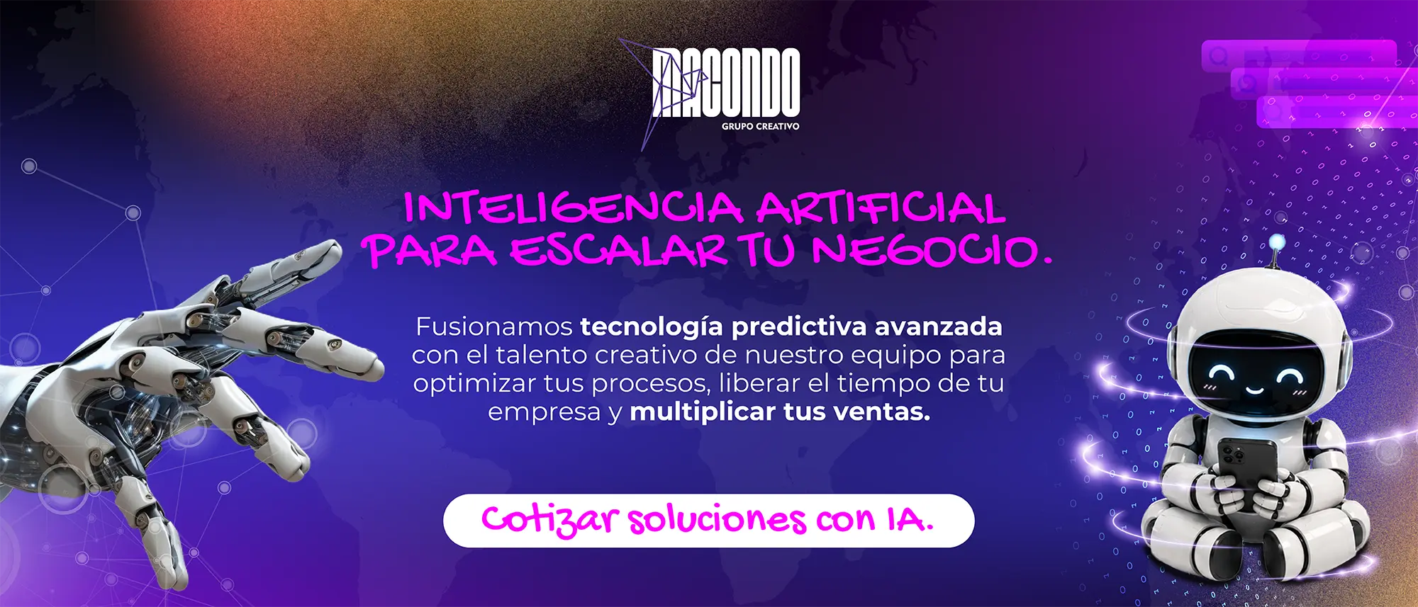 Impulsa tu negocio con Inteligencia Artificial y automatización.